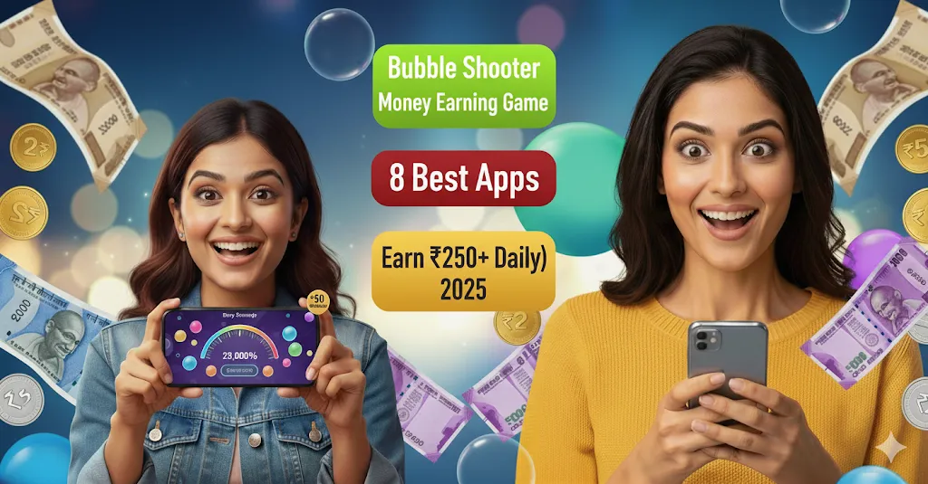 Bubble Shooter Money Earning Game