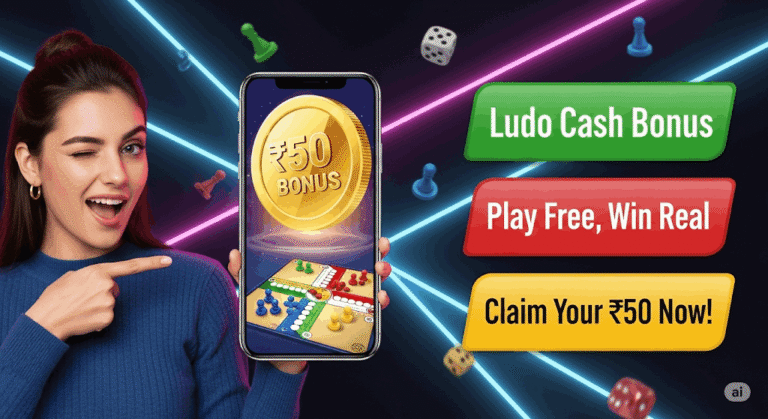 Top 5 Ludo Bonus Apps (2025): Get an Instant ₹10 to ₹50 Free Bonus!