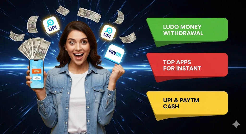 Ludo money withdrawal in India?