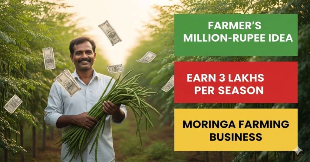 Uneducated Farmer's Million-Rupee Moringa Farming Business Idea